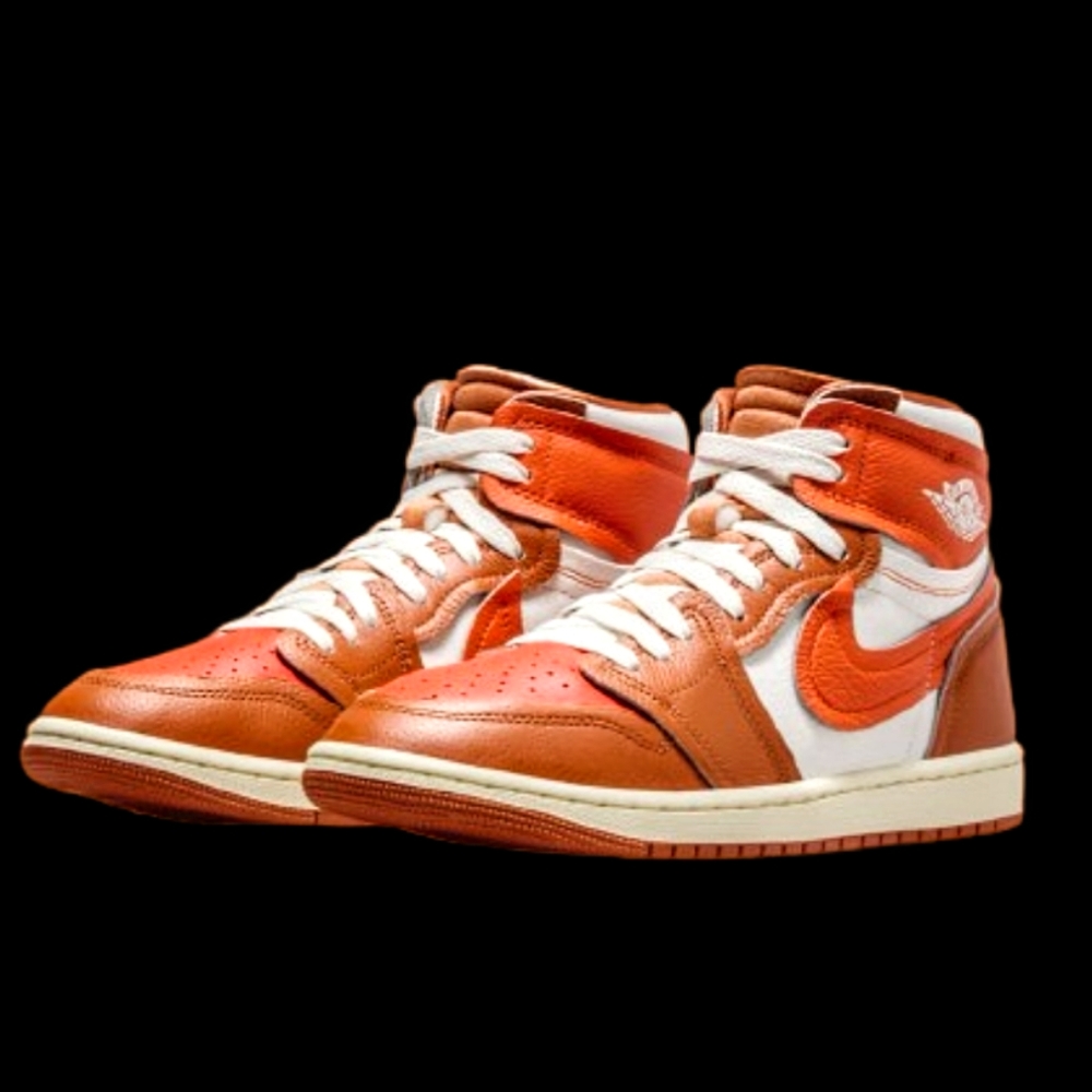 Nike Air Jordan 1 High MM Womens Size 7 Desert Orange Sail Coconut Milk